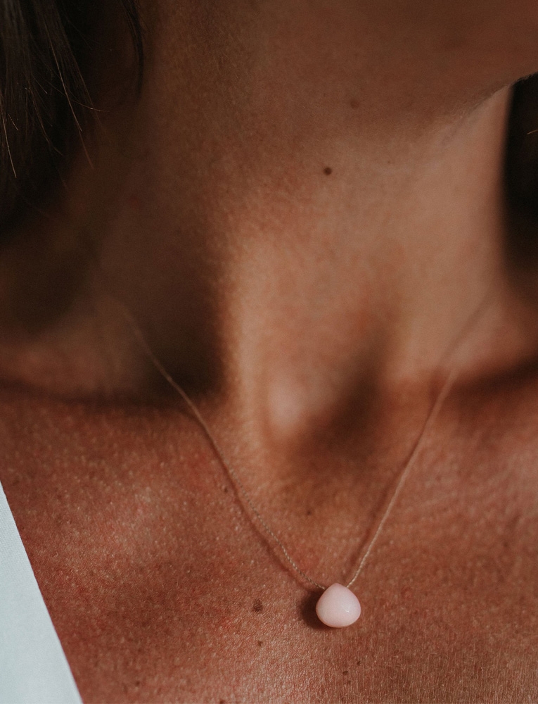 Oktober Birthstone Halskette 'Opal'