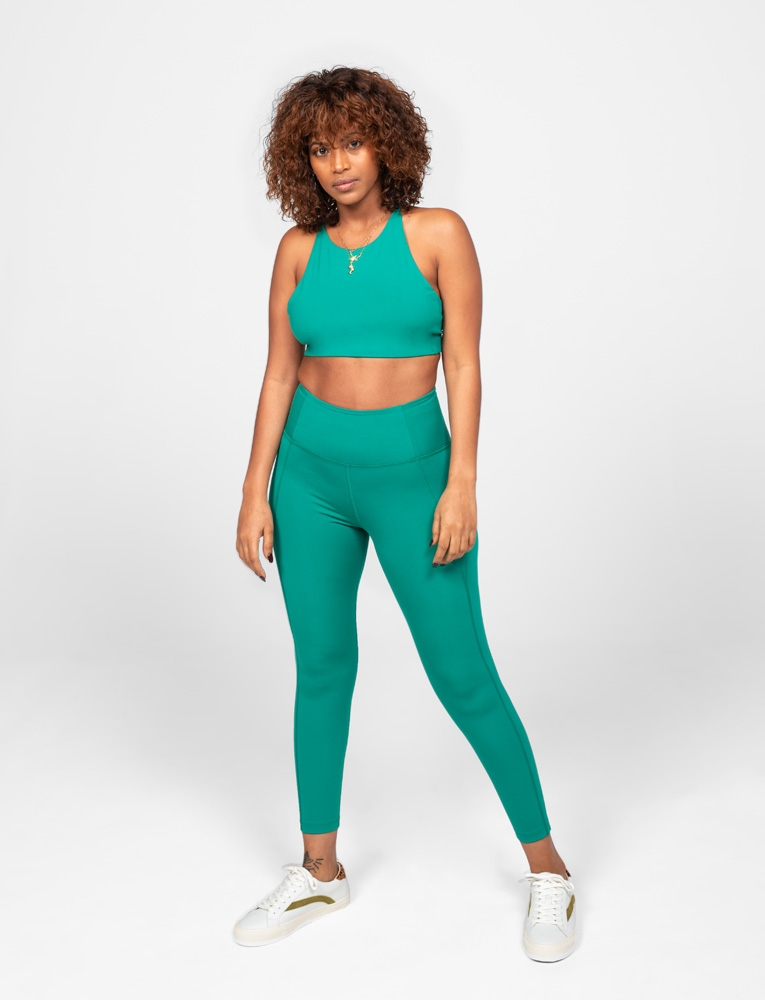 Compressive High-Rise Legging - Saguaro