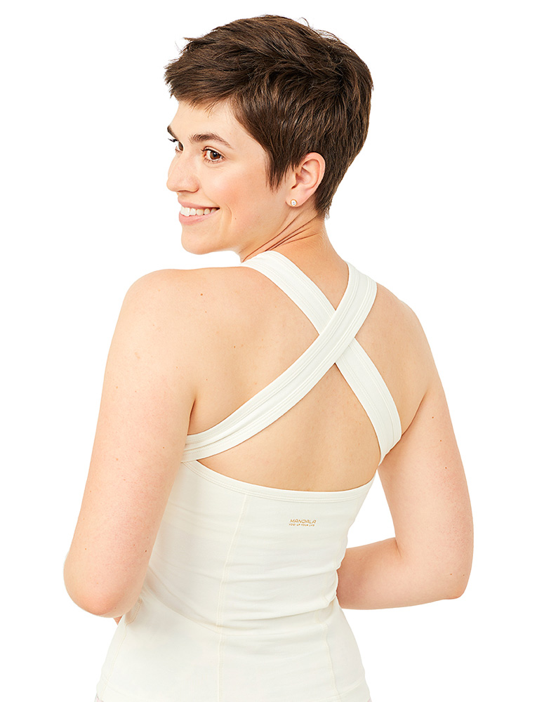 Back Strapped  Yoga Top 'silk'