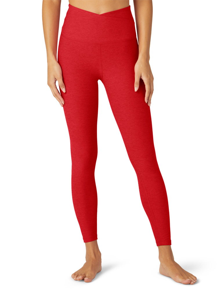 At your leisure Midi Legging 'Candy Apple'
