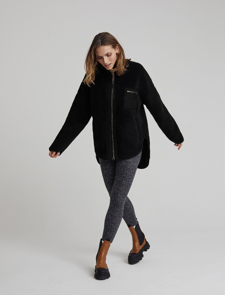 Marney Sherpa Jacket 'black'