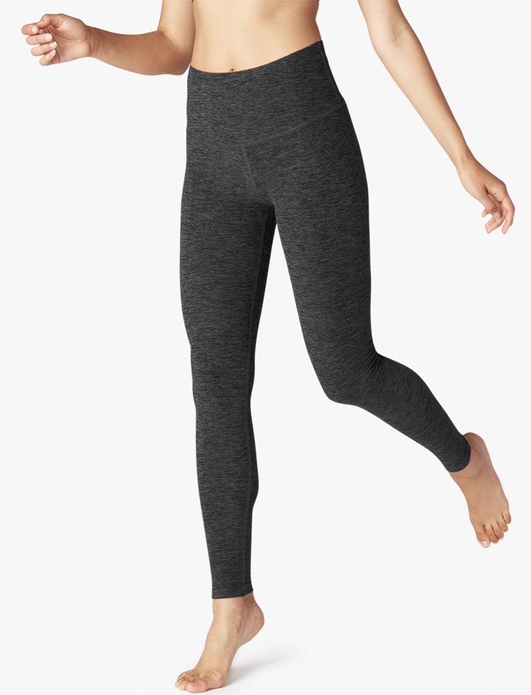 High Waisted Midi Legging 'charcoal'