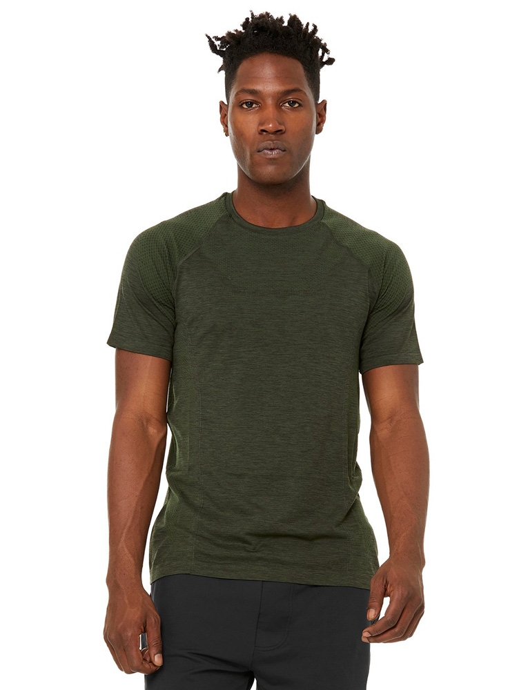 Amplify Seamless Tee 'hunter heather'