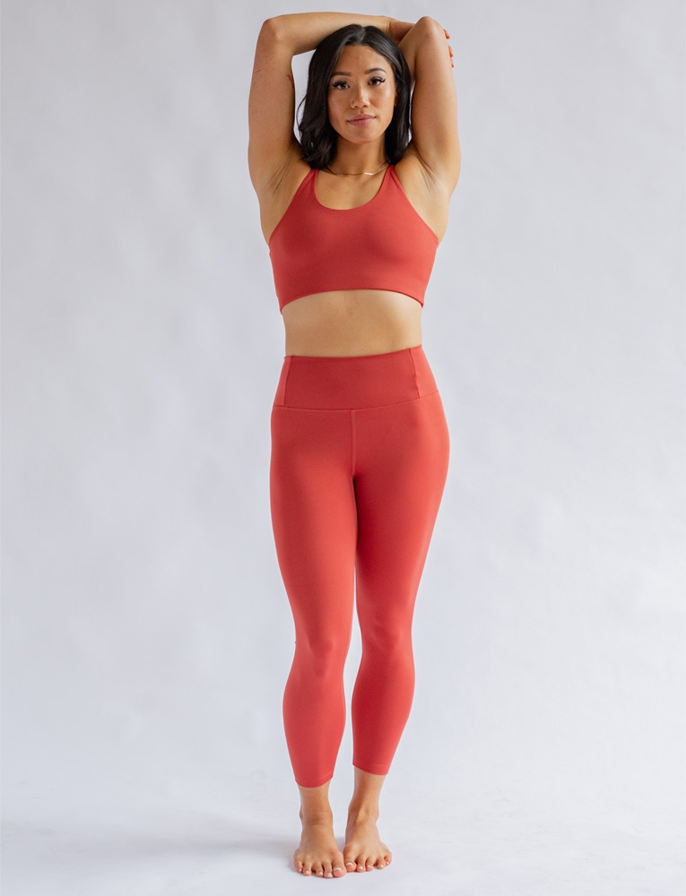 Float High-Rise 7/8 Legging 'lava'