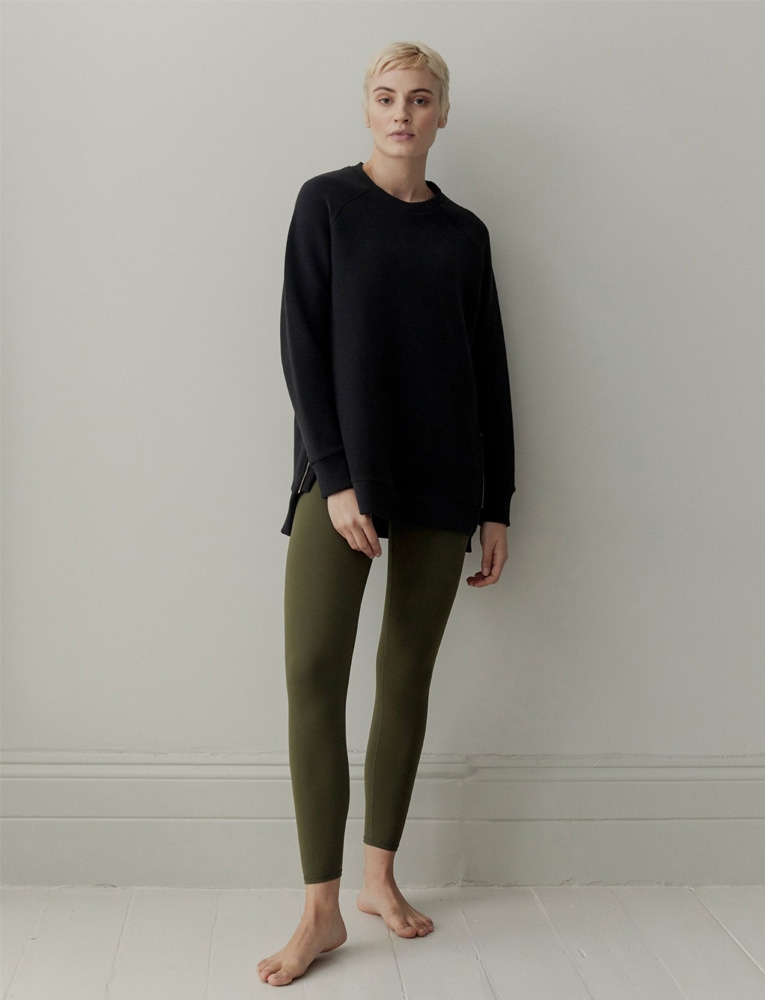 Manning Double Zip Sweatshirt 'black'