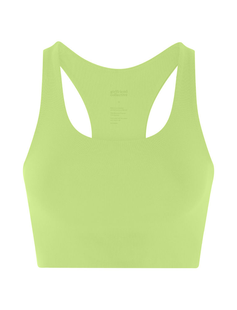 Girlfriend Collective Paloma Bra - Key Lime