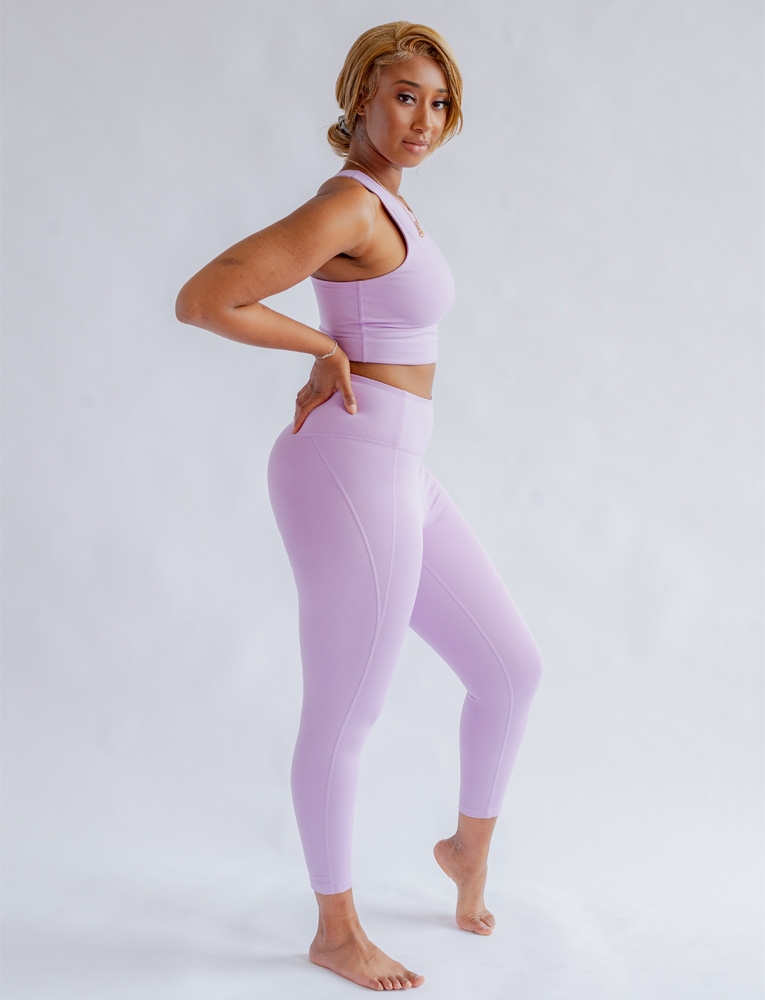 Compressive High-Rise 7/8 Legging 'lilac'